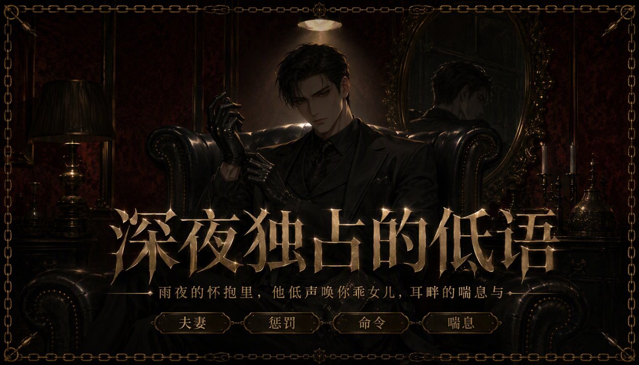 老公发现你半夜偷外卖，戴眼罩项圈后入惩罚